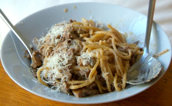 Decadent mushroom pasta for the ‘whole’ family - Domestic Goddesses