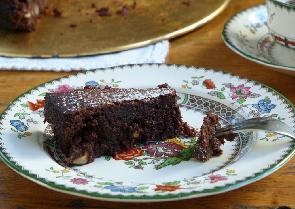 Chocolate almond torte - Domestic Goddesses
