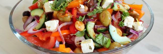 Greek salad my way
