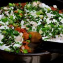Aubergine concoction with a story
