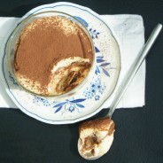 Tiramisu with hints of bourbon and orange.