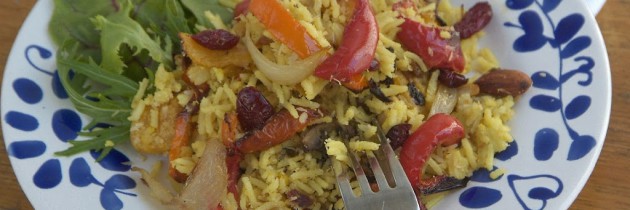 Roast Veggie Rice Pilaf