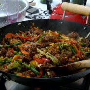 Beef in Black Bean Sauce Stir Fry