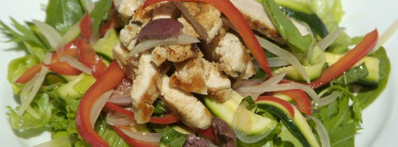 Marinated chicken salad