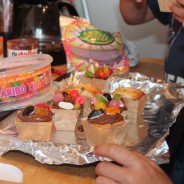 Baking with the boys