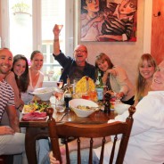 Dinner with friends in old Antibes!